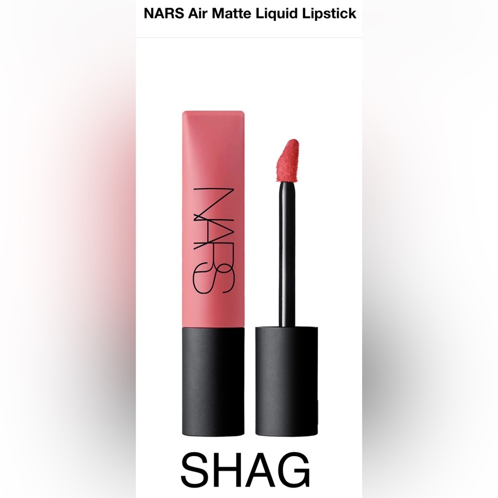 NWT NARS Air Matte Liquid Lipstick
Color: Shag - rose nude
Size 0.25 oz/ 7.5 mL